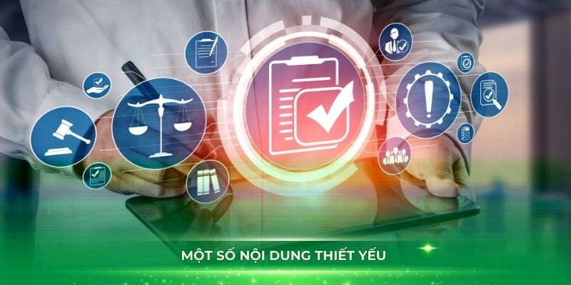 Một số nội dung thiết yếu trong điều khoản và điều kiện ok9